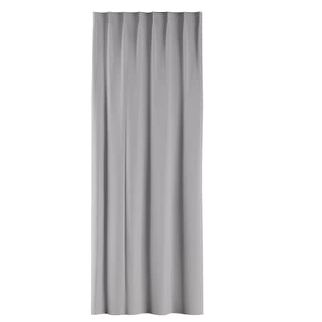 Zasłona na haczykach flex pojedynczych 130x260 ciepły szary