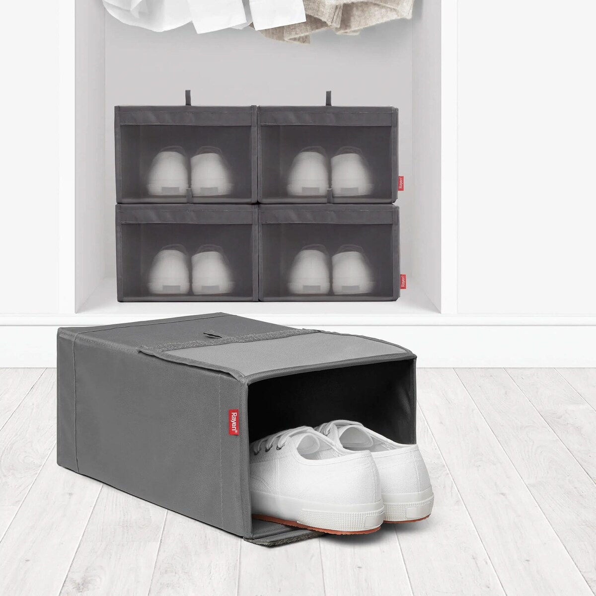 Składane pudełka na buty Rayen (2 sztuki)