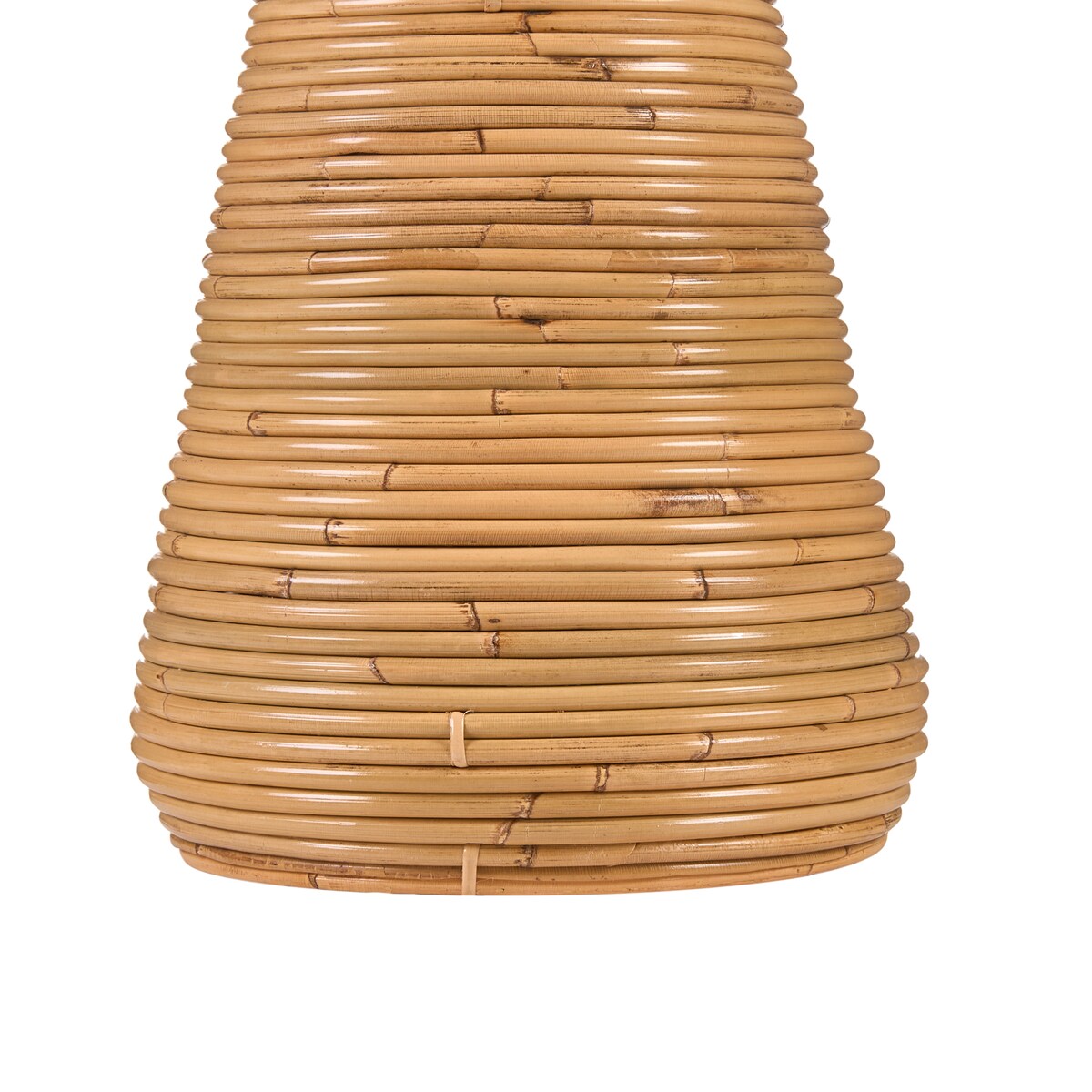 Wazon dekoracyjny NIDRI Rattan 70 cm Naturalny