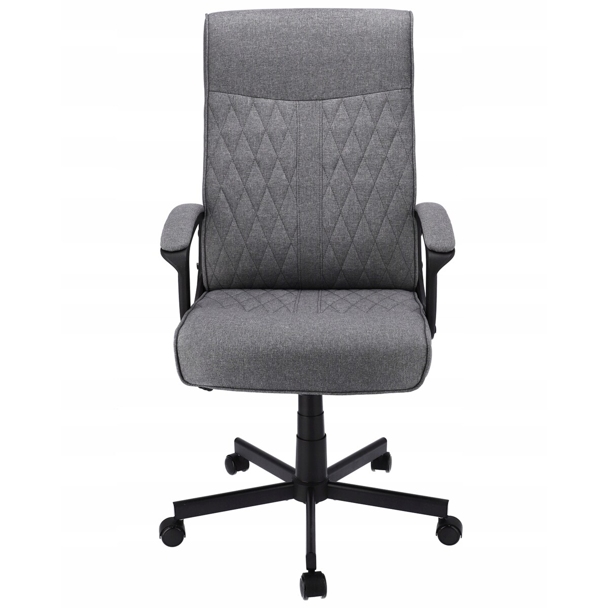 Fotel biurowy COMFORT pikowany szary