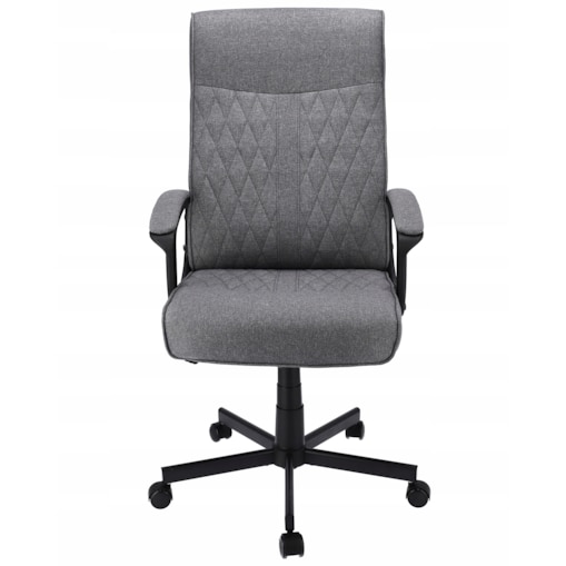 Fotel biurowy COMFORT pikowany szary