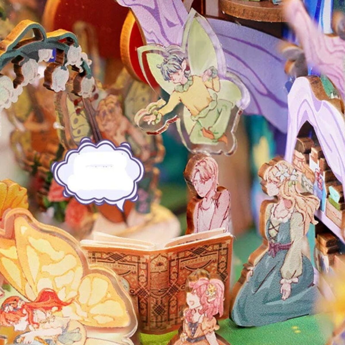 Miniaturowy domek Book Nook - Letnie wróżki - Tonecheer