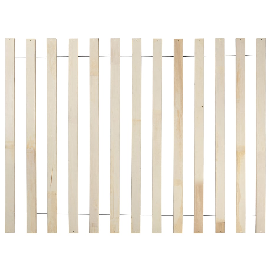 Łóżko LED Rattan VARZY 140 x 200 cm Brązowy
