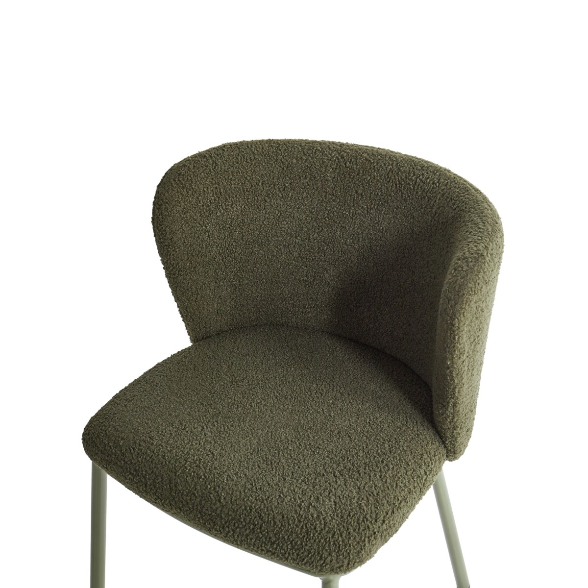 Zestaw 2 krzeseł do jadalni MINA II Ciemnozielony