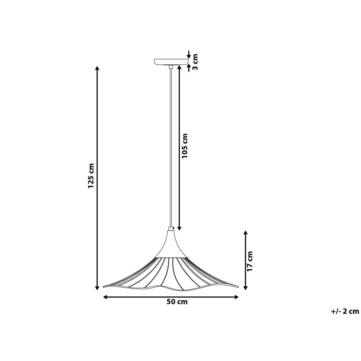 Lampa wisząca metalowa miedziana MAZARO
