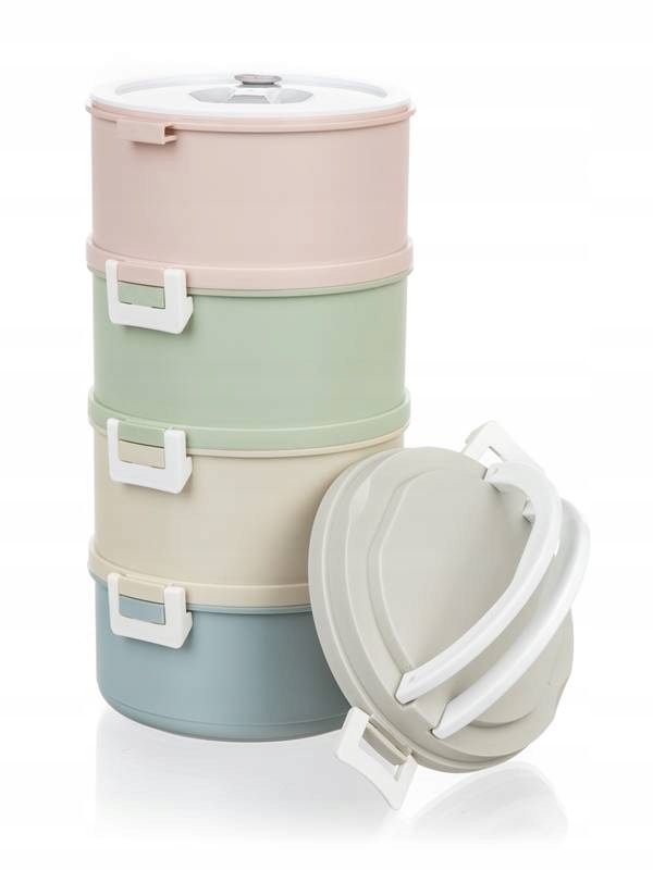 MENAŻKA POJEMNIKI na obiad jedzenie do przenoszenia piknik kemping pracy