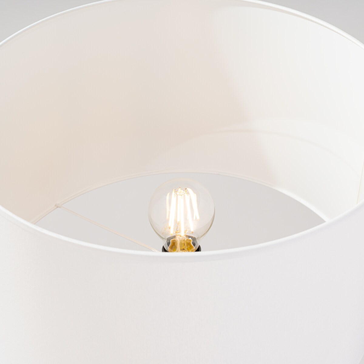 Lampa podłogowa NATT biała