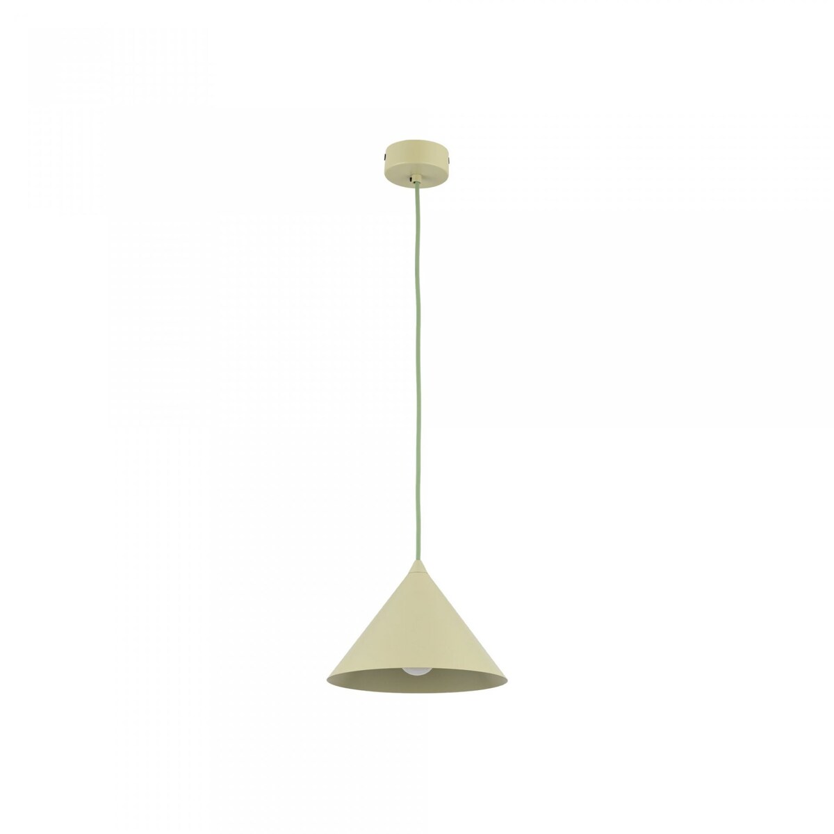 Lampa wisząca TK Lighting CONO S PISTACIO 11417 pistacjowa E27 loftowa regulowana wysokość 155 cm