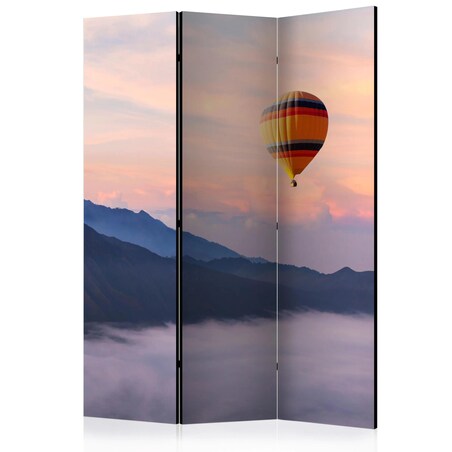 Parawan akustyczny Pejzaże 135x172 cm 3-częściowy wielokolorowy