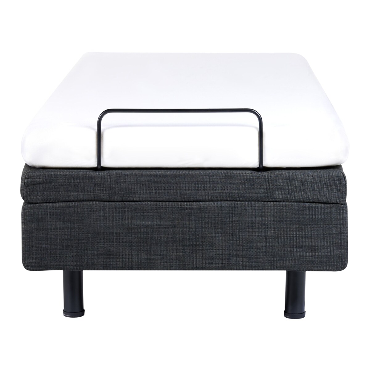 Łóżko regulowane bez zagłówka DUKE 80 x 200 cm Ciemnoszary