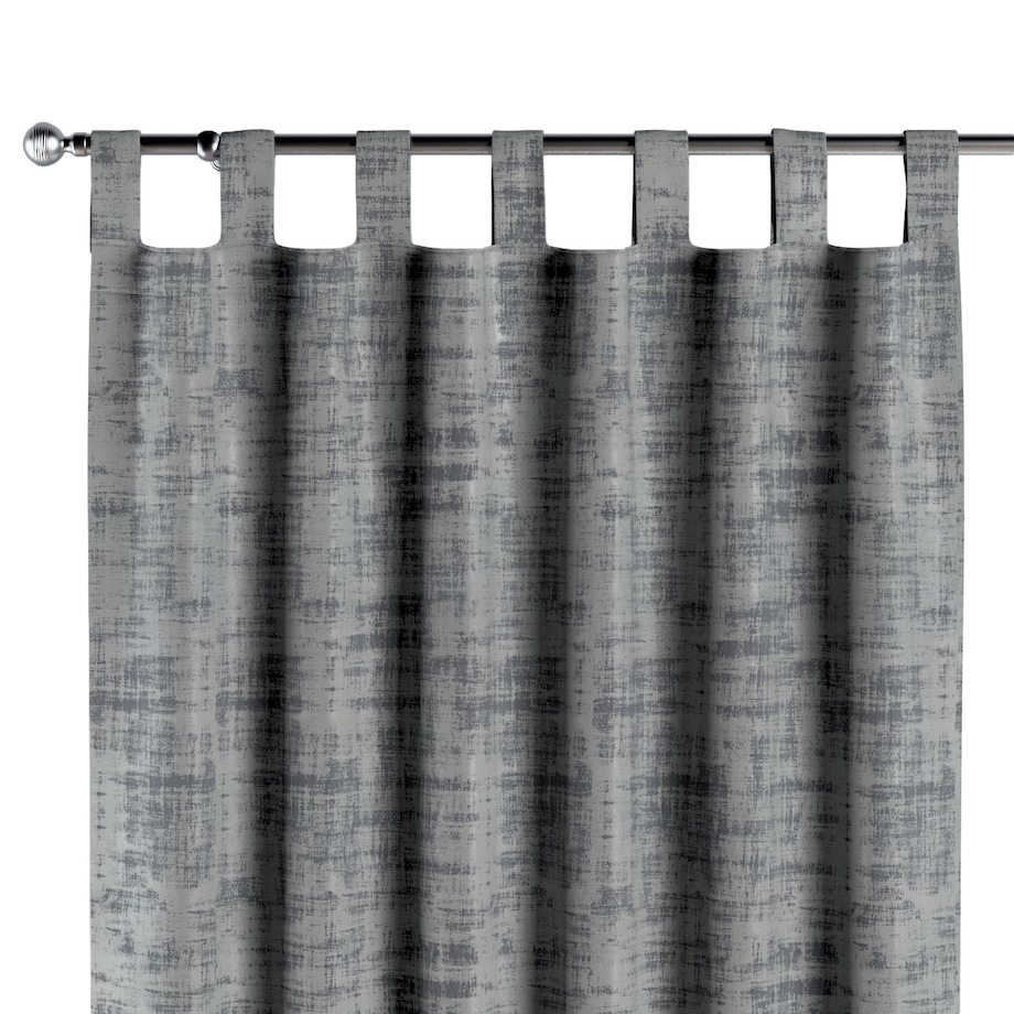 Zasłona na szelkach 1 szt. 130x245 szary beton