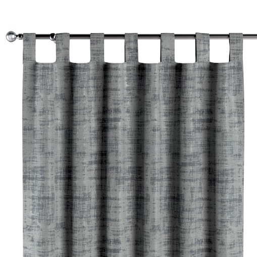 Zasłona na szelkach 1 szt. 130x245 szary beton