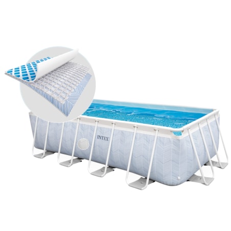 Basen stelażowy ogrodowy 400x200x100 Intex zestaw 9w1