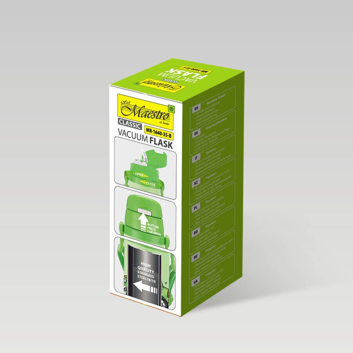 Kubek termiczny dla dzieci dziecka ze słomką 350ml autko MAESTRO MR-1640-35-B