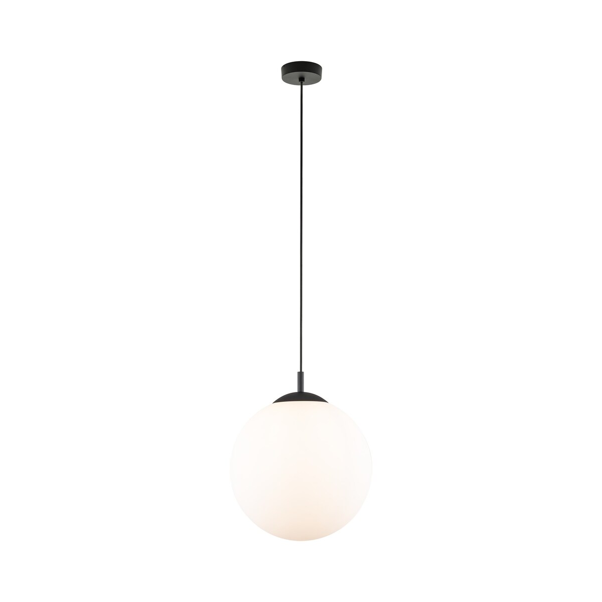 Lampa wisząca ESME WHITE 5671 TK Lighting biała czarna E27 regulowana 35 cm do salonu i jadalni
