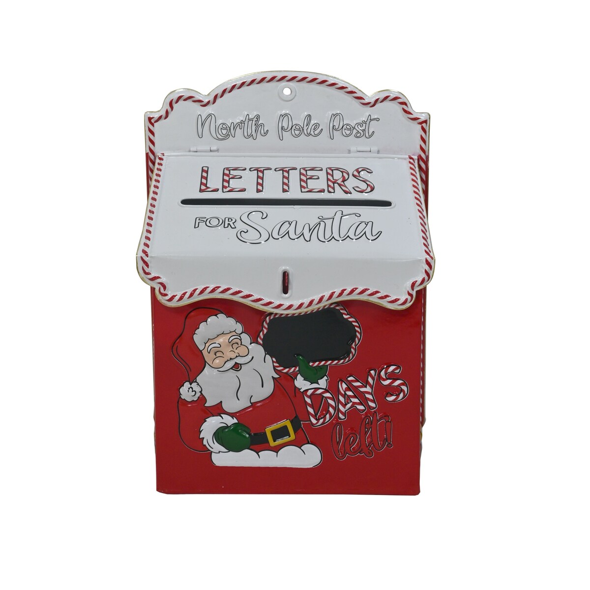 Skrzynka na listy świąteczna wisząca 26x13x35,5 cm