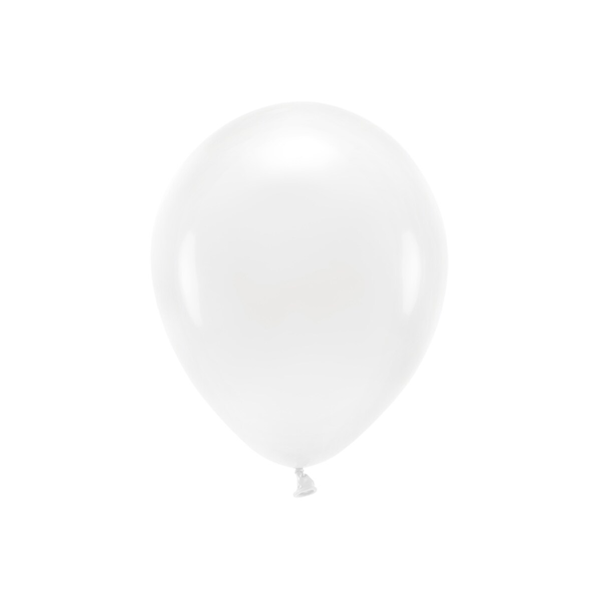 Balony Eco 30cm pastelowe, biały (1 op. / 100 szt.)