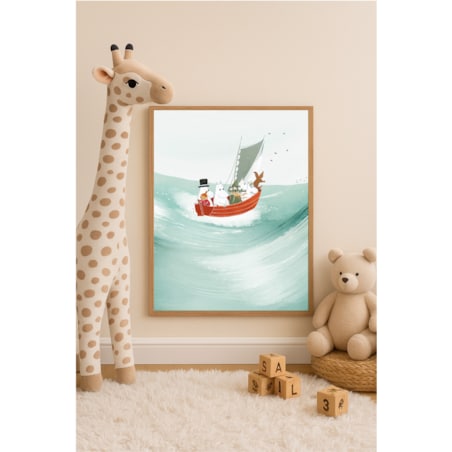 Poster Story, Plakat, Obraz - Muminki No4, wymiary 30 x 42 cm
