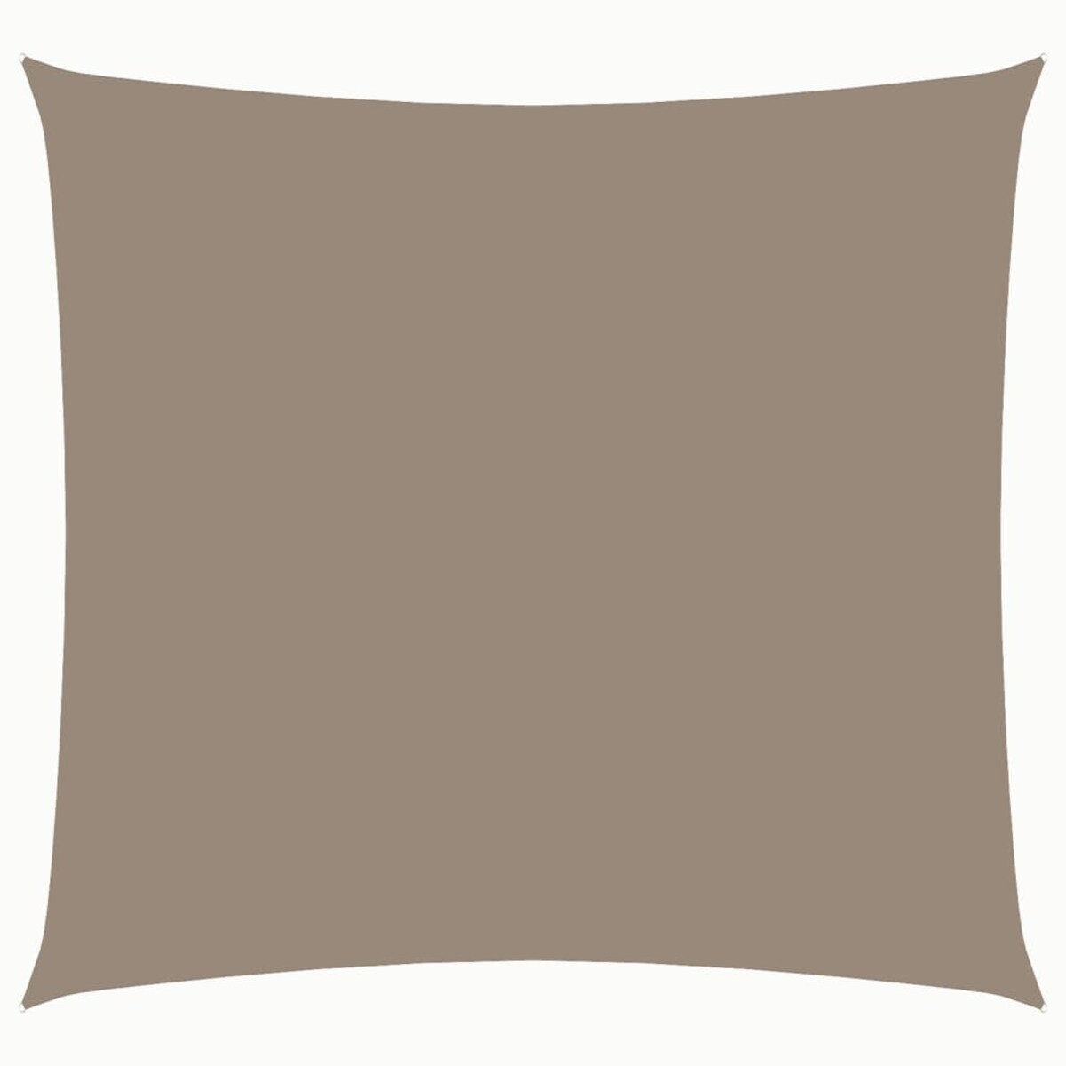 vidaXL Żagiel ogrodowy, tkanina Oxford, kwadratowy, 4x4 m, taupe