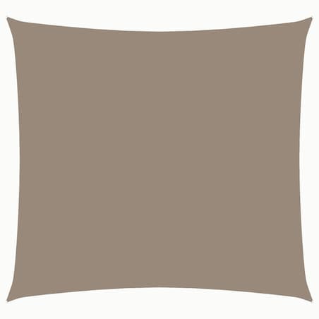 vidaXL Żagiel ogrodowy, tkanina Oxford, kwadratowy, 4x4 m, taupe
