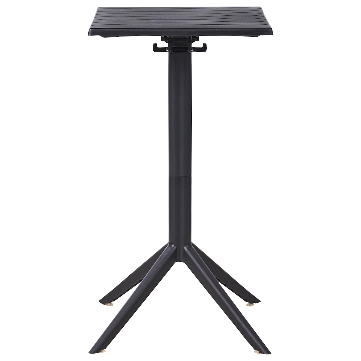 Stolik ogrodowy barowy LEMNOS 60 cm 60 cm Czarny