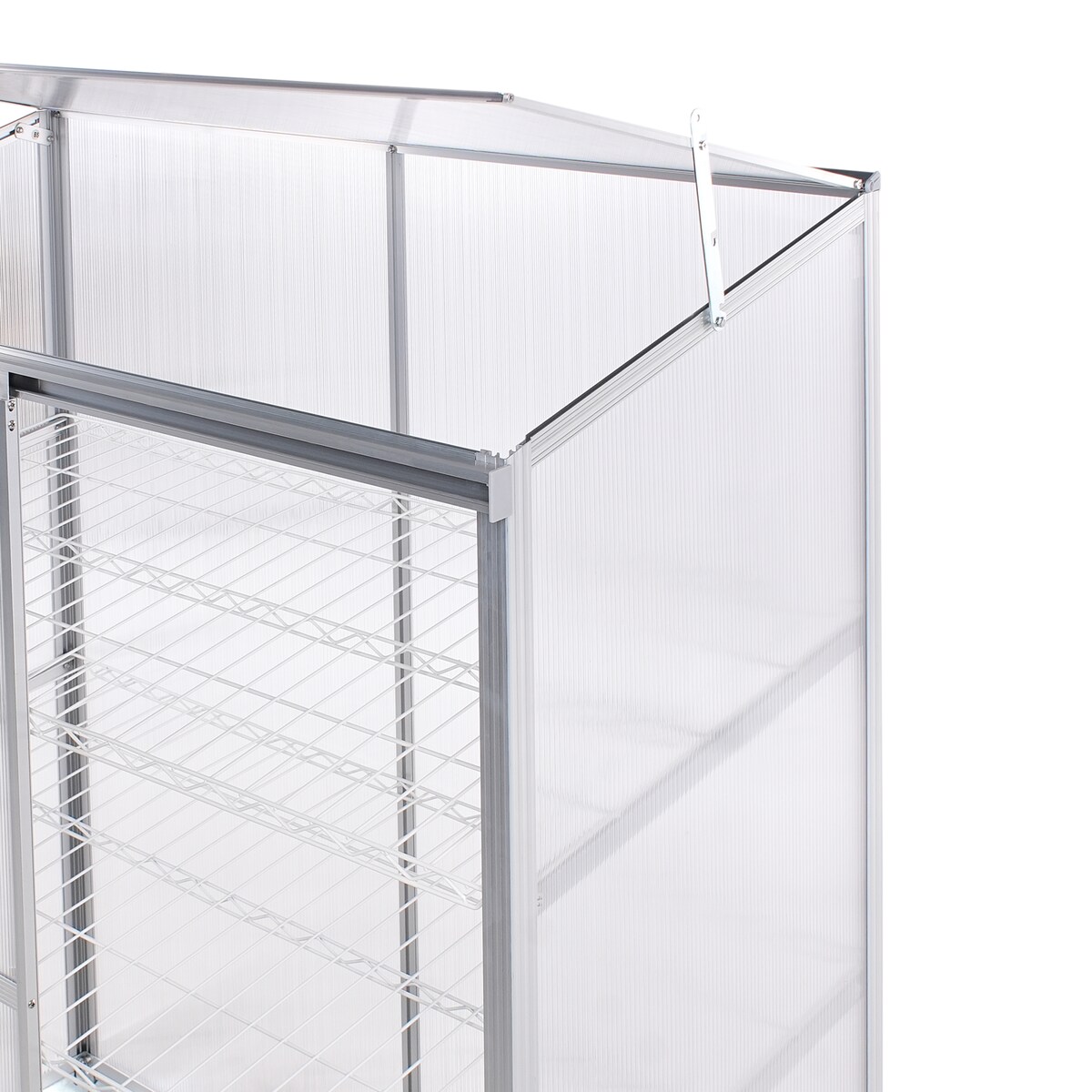 Szklarnia balkonowa LECCE Srebrny 59 cm