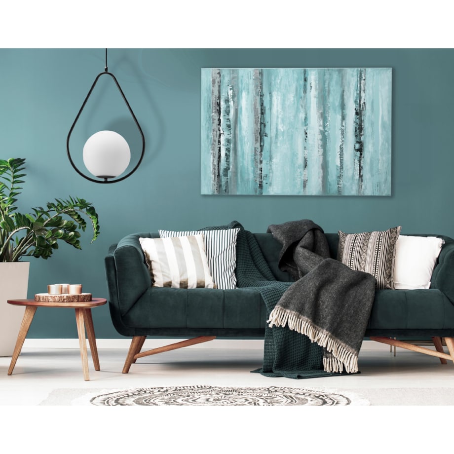Lampa Sufitowa Wisząca Metal Czarna Loft Black