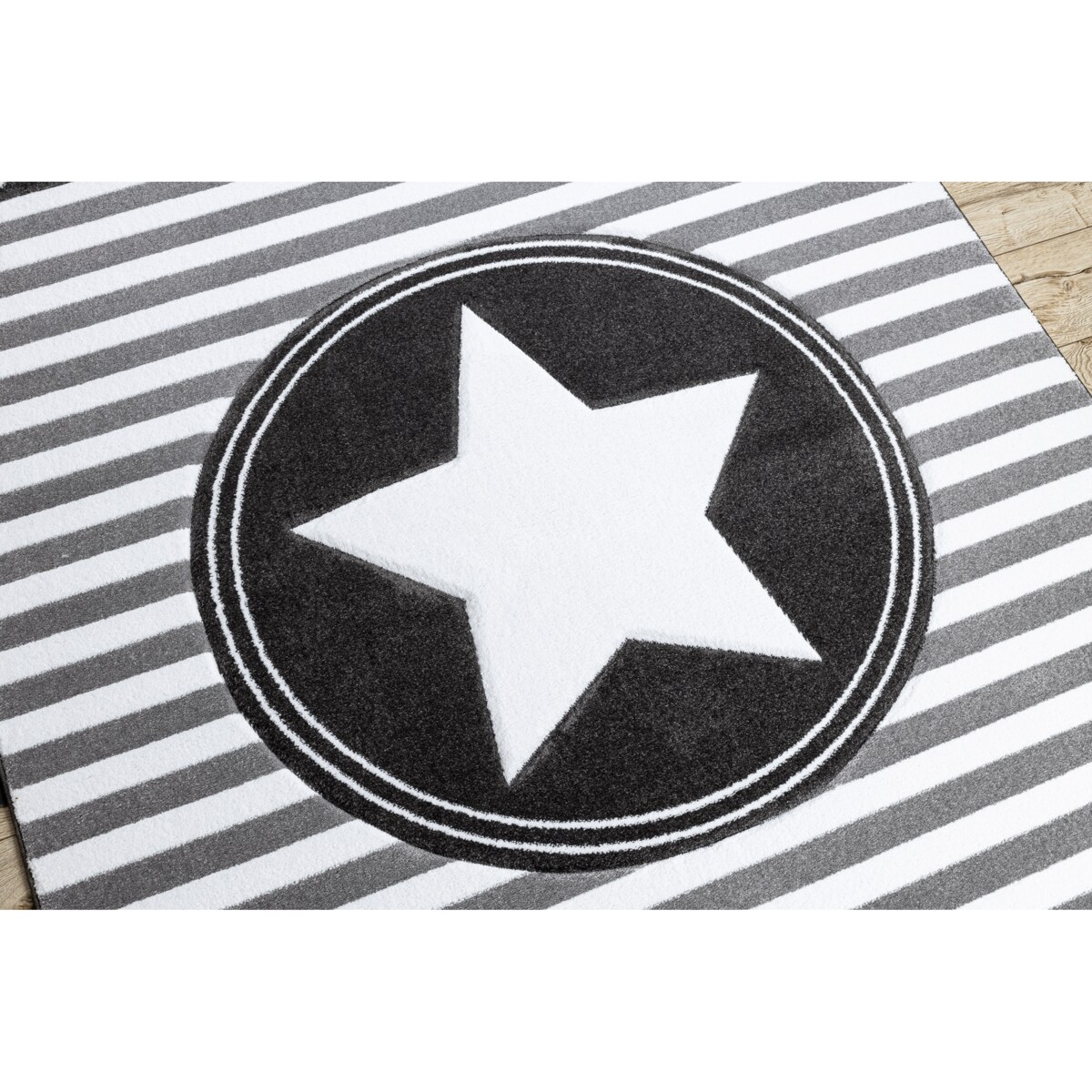 Dywan PETIT STAR GWIAZDA szary 140x190 cm