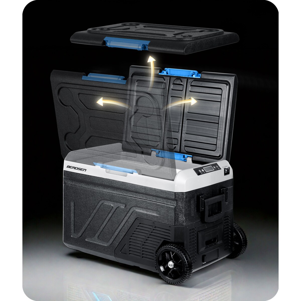 Lodówka turystyczna kompresorowa samochodowa 12V/230V 40L Berdsen