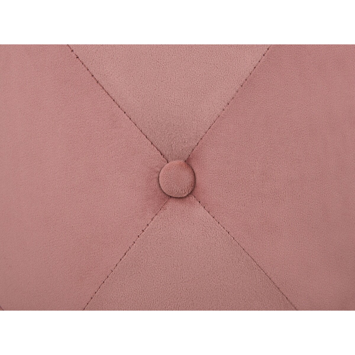 Puf welurowy ⌀ 40 cm różowy COROLLA