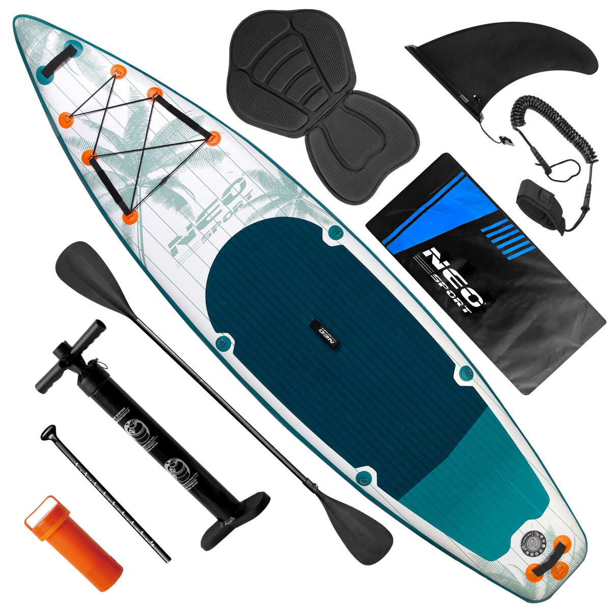 Deska SUP do pływania pompowana Paddle Reefbreak 350cm Neo-Sport ZESTAW