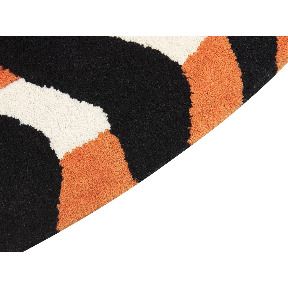 Dywan dziecięcy wełniany tygrys 100 x 155 cm pomarańczowy RAJAH