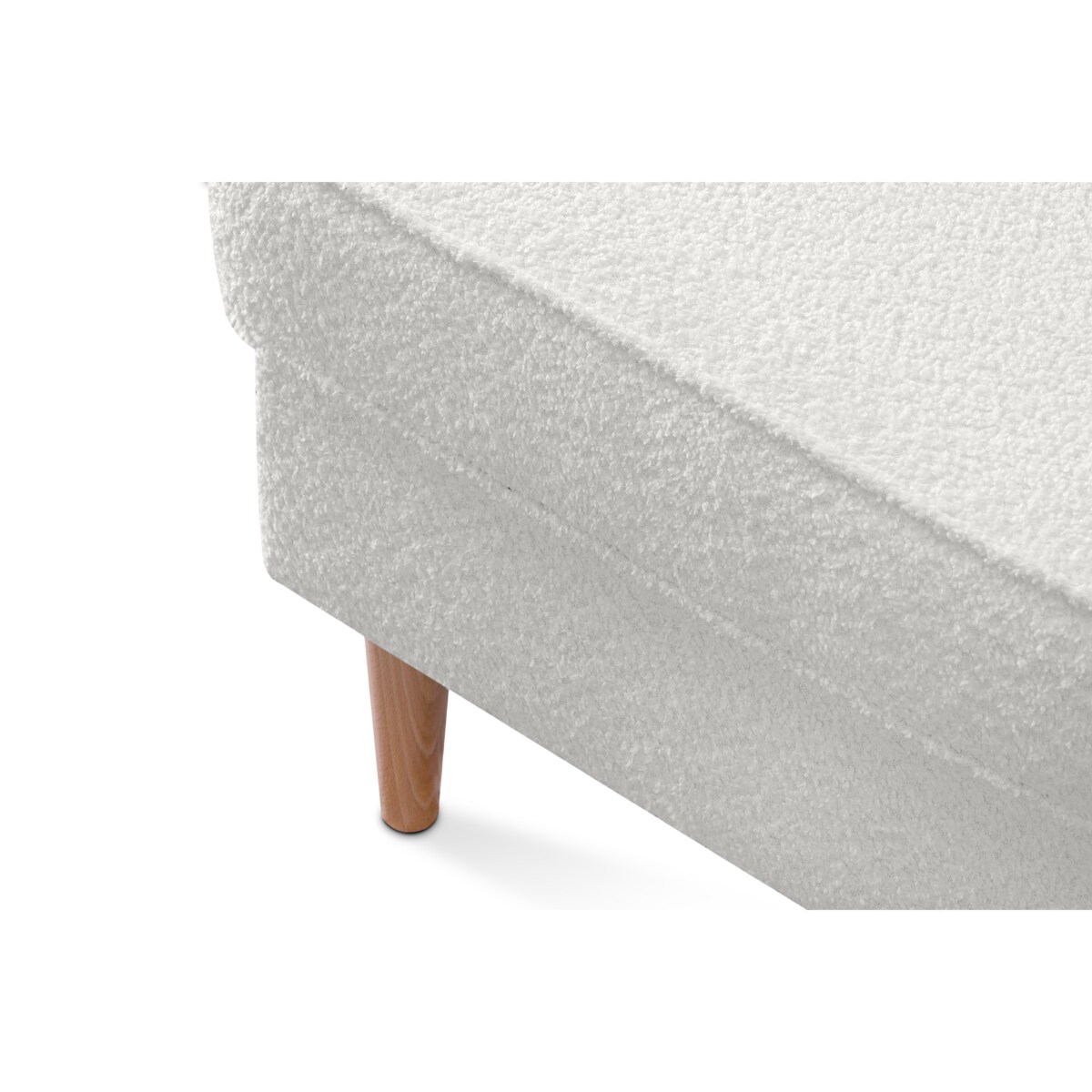 KONSIMO STRALIS Fotel + puf, kolor Biały