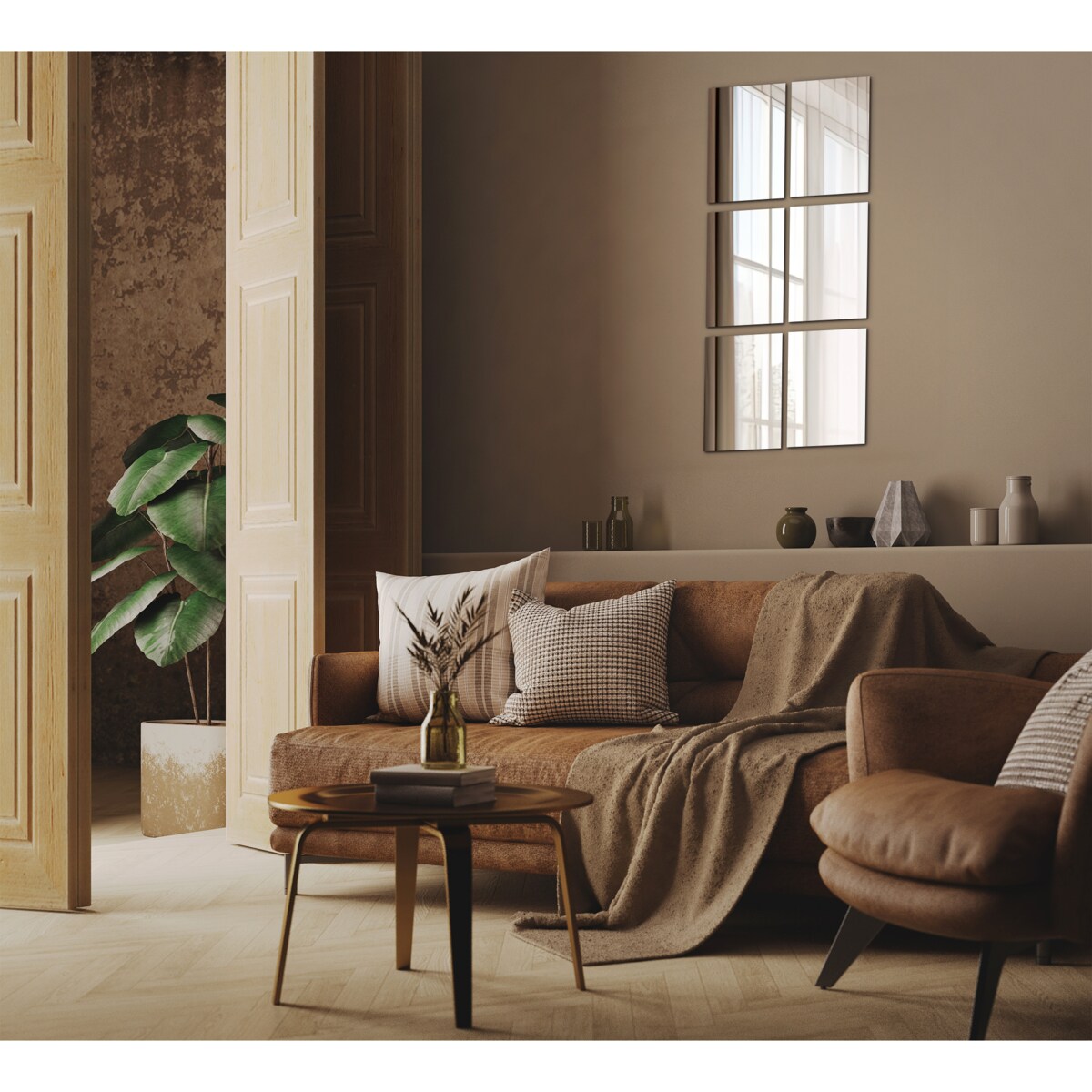 Płytki lustrzane 6 szt. 30x16 cm