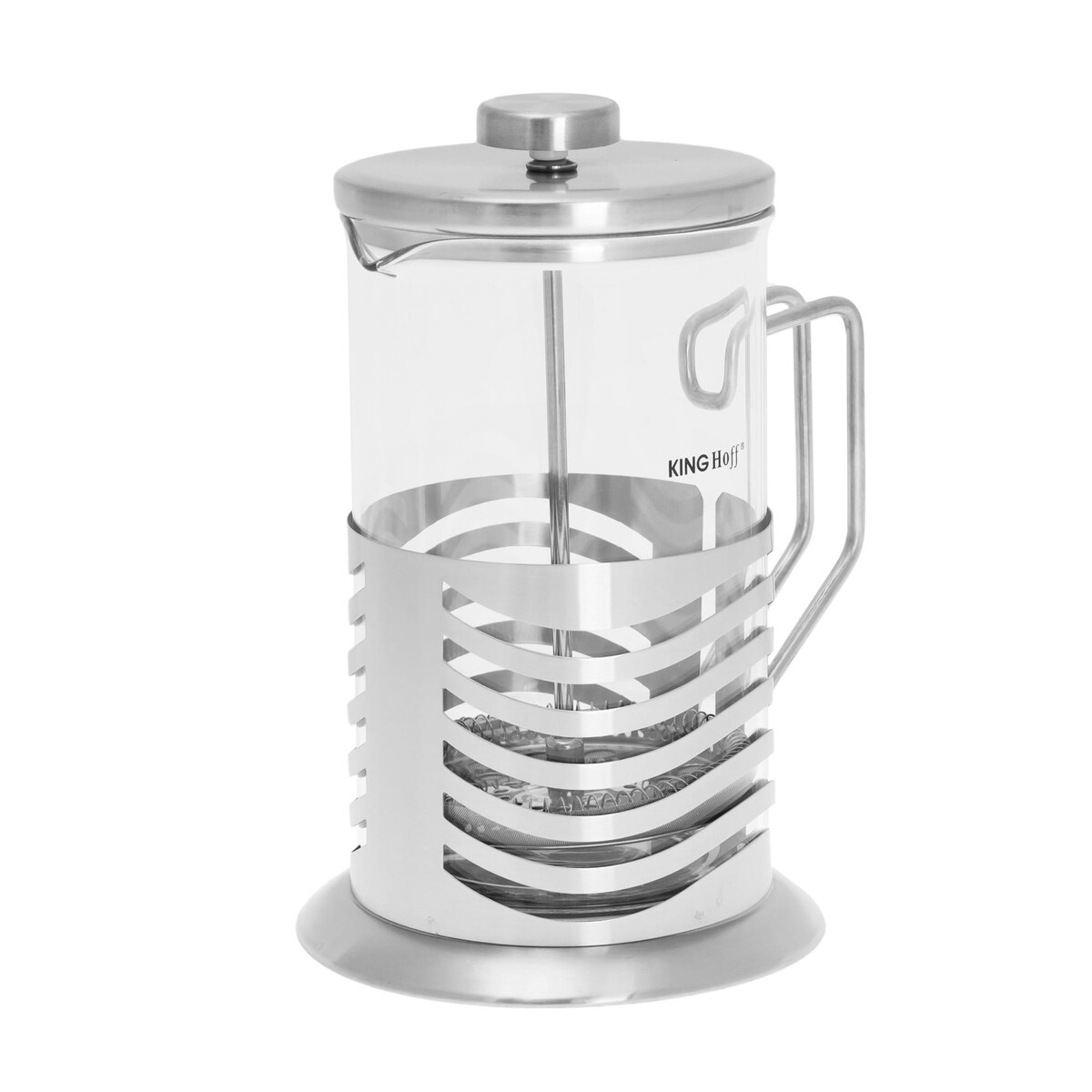 Zaparzacz tłokowy do kawy herbaty french press 800ml KINGHOFF
