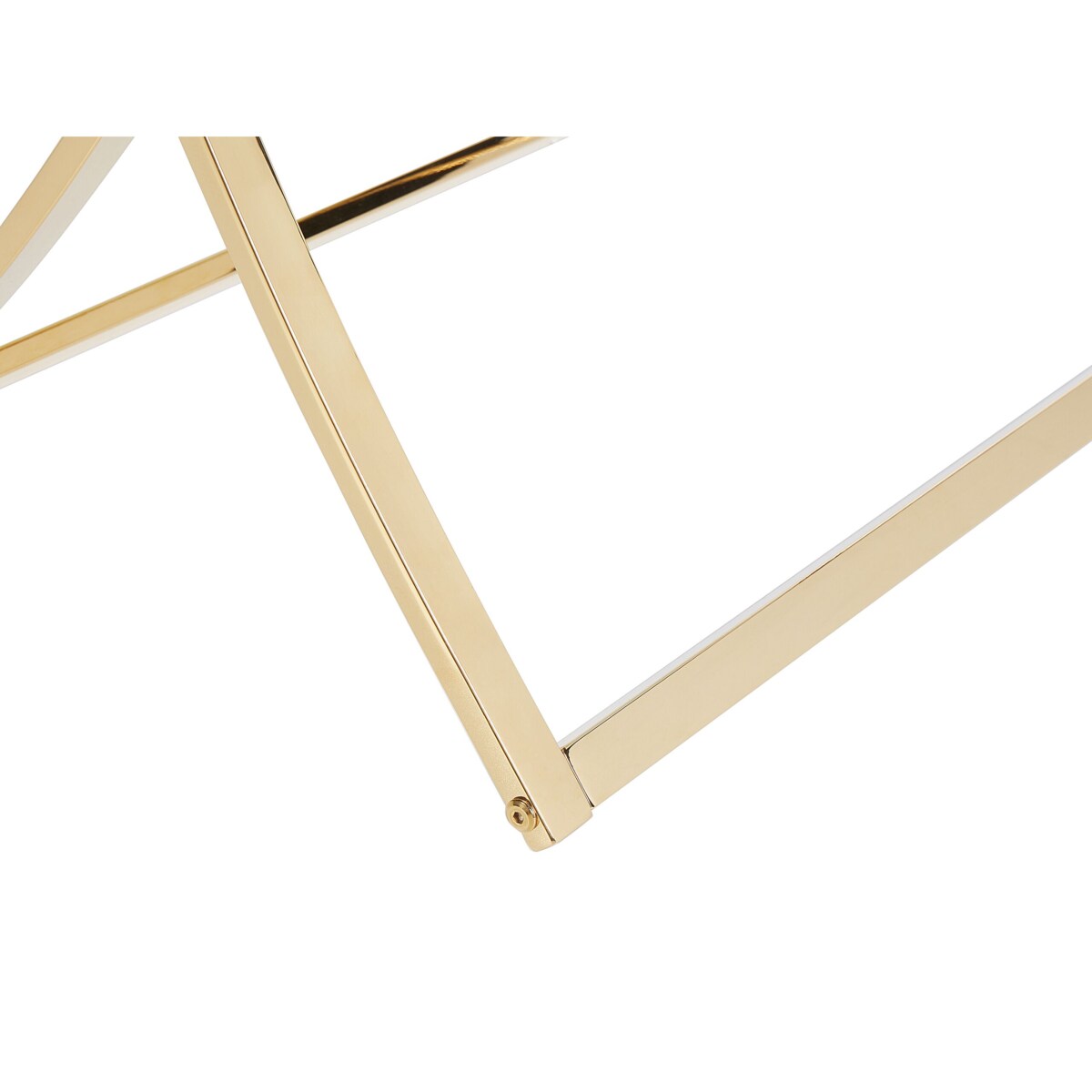Konsola szklana złota RINGGOLD