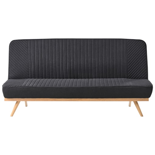 Sofa rozkładana dla 2 osób KALFAFEL Czarny