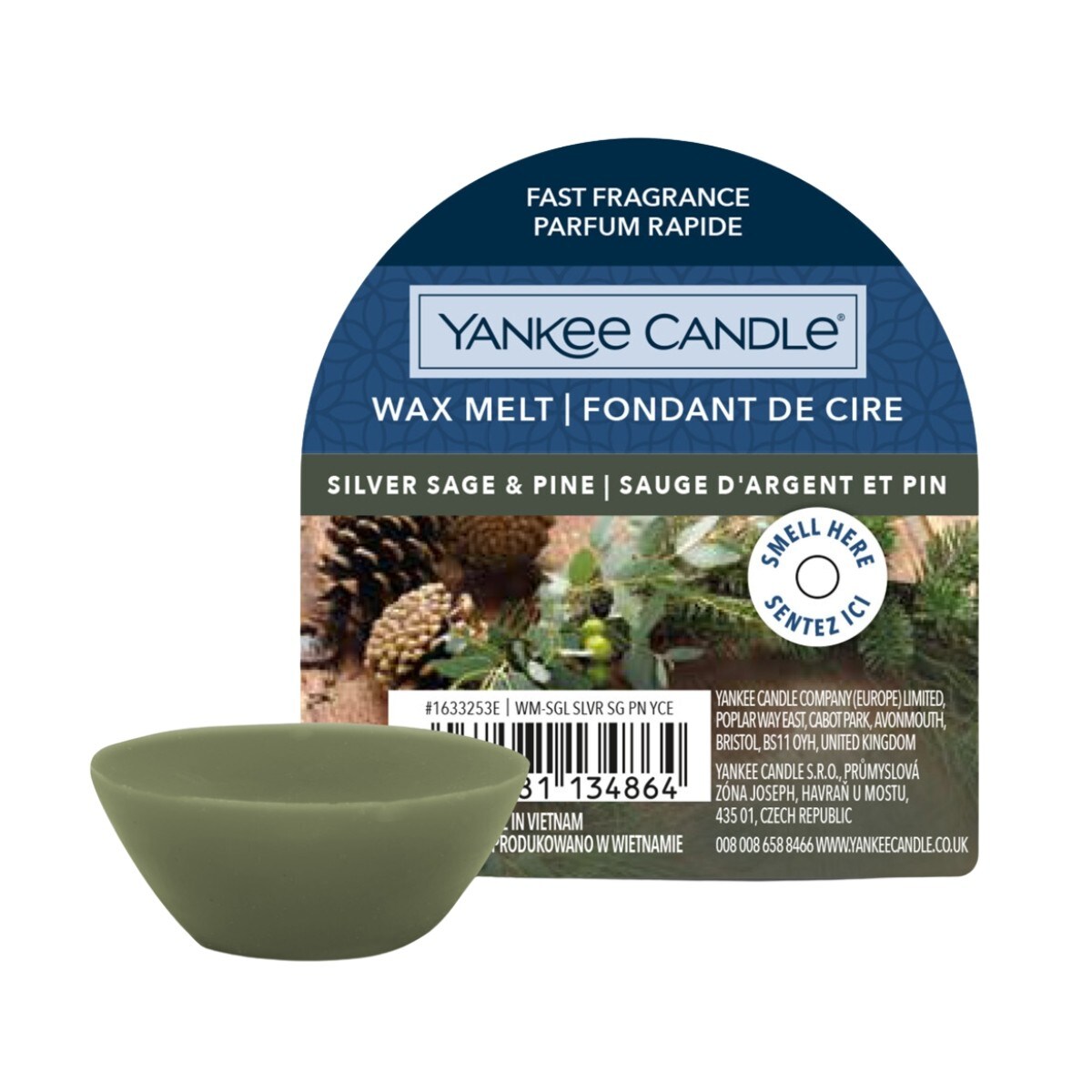 Yankee Candle Wosk SILVER SAGE & PINE