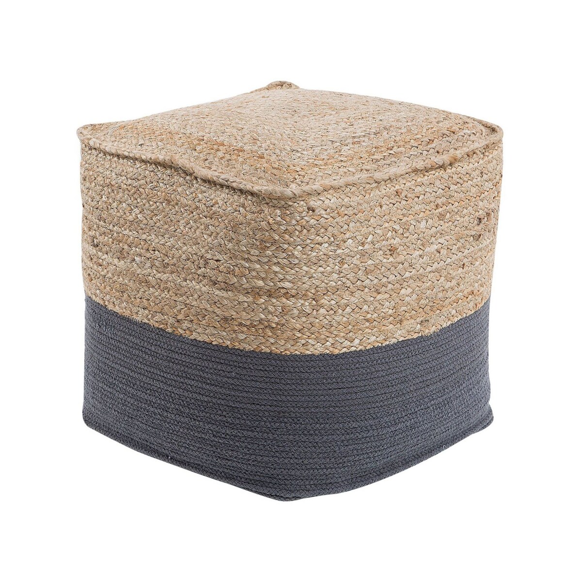 Puf 44 x 44 x 44 cm szary KIRAMA