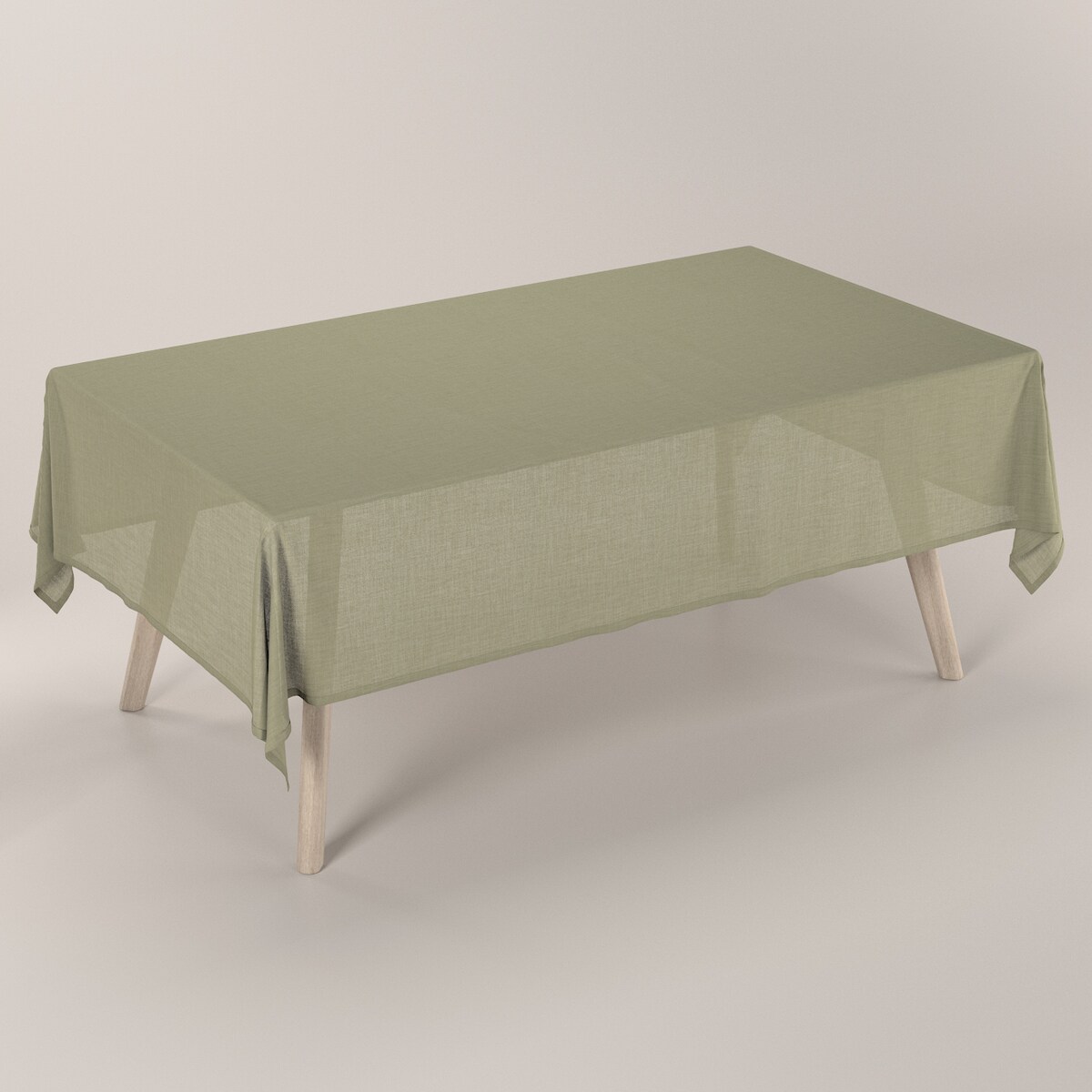 Obrus prostokątny 130 x 130 cm zielony