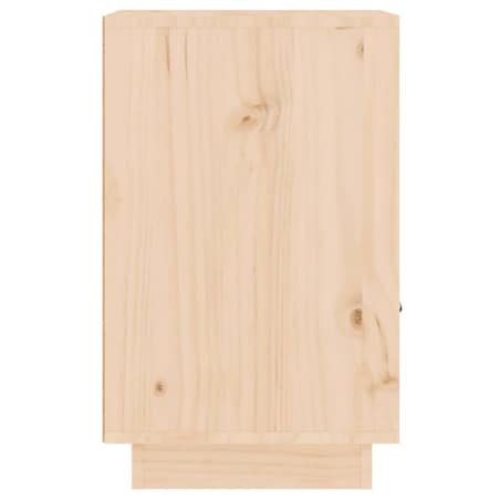 vidaXL Szafki nocne, 2 szt., 40x34x55 cm, lite drewno sosnowe