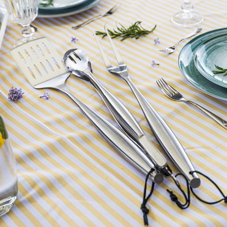 Zestaw przyborów do grilla, 3 elementy, Narzędzia do grillowania, KLAUSBERG