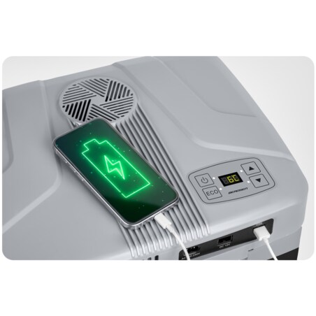 Lodówka turystyczna samochodowa 12V/230V USB funkcja grzania 26l Berdsen