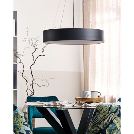 Lampa wisząca LED metalowa czarna BALILI