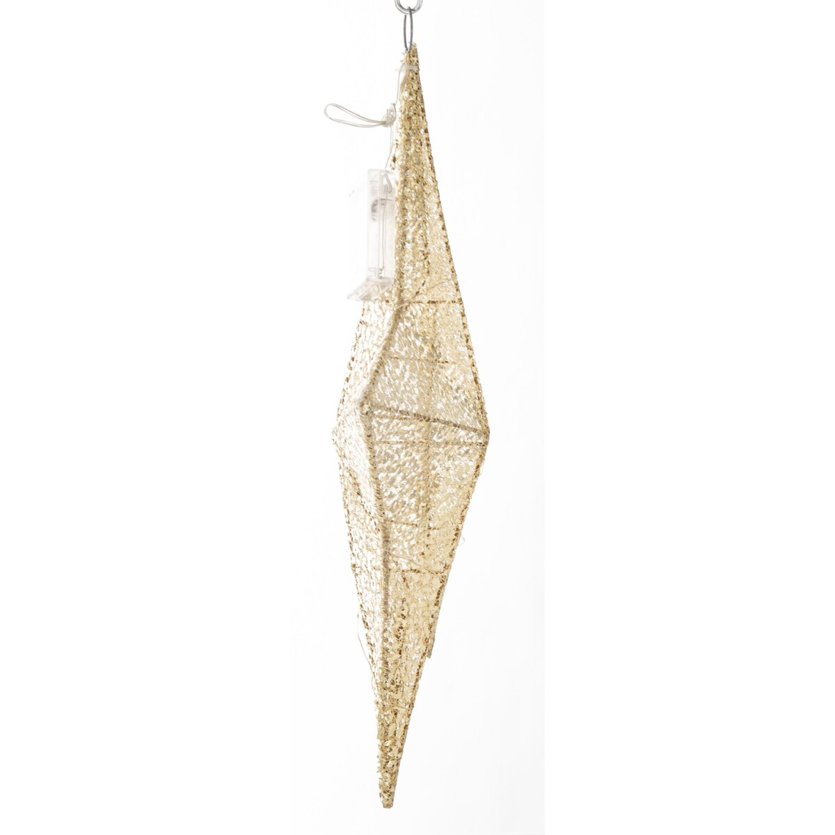 Gwiazda dekoracyjna LED 47x52x8 cm ANANDA złota