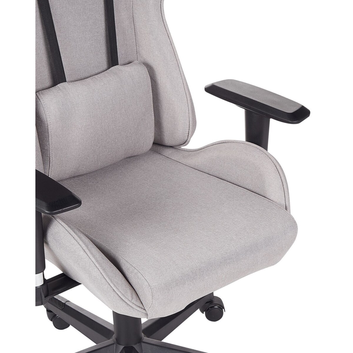 Krzesło biurowe regulowane jasnoszare WARRIOR