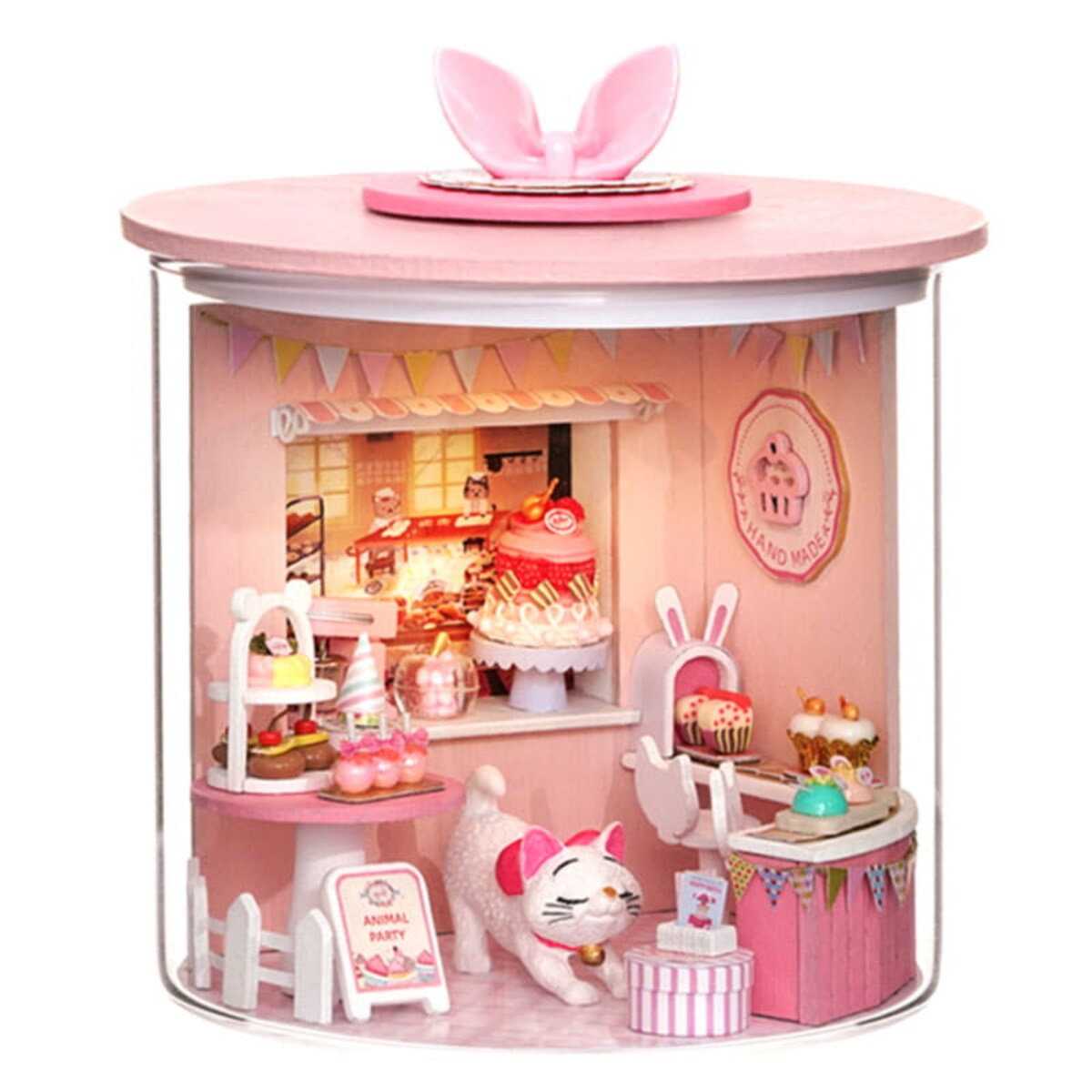 Miniaturowy domek - Pudełko z ciasteczkami