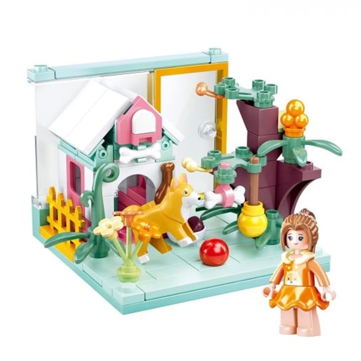 PIESEK Bella - mini pokoik klocki - Sluban - 100 elementów