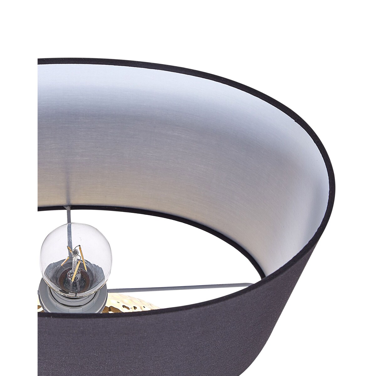 Lampka nocna ceramiczna złota NASVA