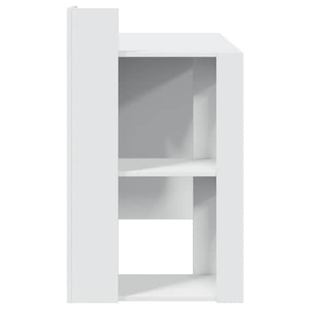 vidaXL Biurko, białe, 103,5x56,5x94 cm, materiał drewnopochodny